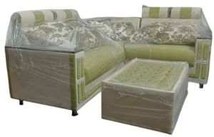 Light Green L Shape Sofa Set