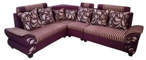 Violet L Shape Wooden Sofa