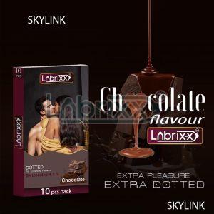 Chocolate Flavour Extra Dotted Condom