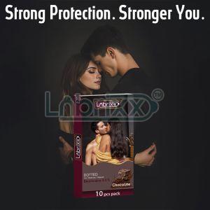 Chocolate Flavour Extra Dotted Condom