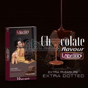 Chocolate Flavour Extra Dotted Condom