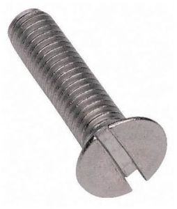 Stainless Steel Allen CSK Slotted Screws