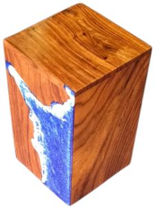 Epoxy Rosewood Urn Box