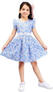Kids Soft Printed Cotton Frocks Dress