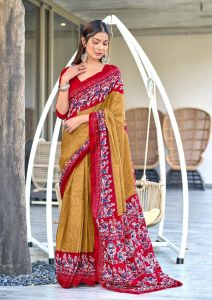 Ladies Printed Daily Wear Cotton Saree