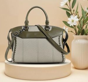 Ladies Satchel Bag with Dual Handle &AMP; Sling Strap