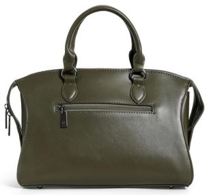 Ladies Satchel Bag with Dual Handle &AMP; Sling Strap