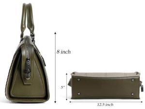 Ladies Satchel Bag with Dual Handle &AMP; Sling Strap