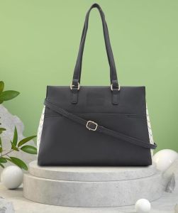 Ladies Structured Tote Bag with Sling Strap