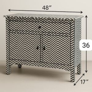 Bone Inlay Chest Drawer