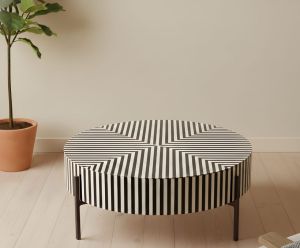 Bone Inlay Coffee Table
