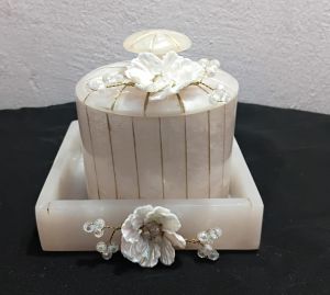 Handcrafted Resin Decorative Jar Set