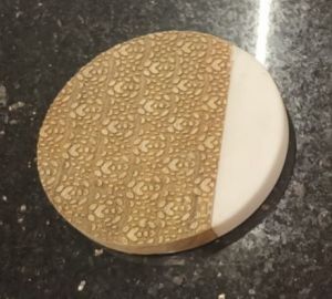 Round Wooden Engraving Coasters