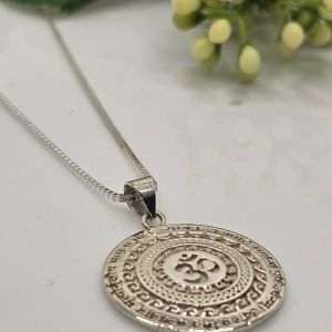 92.5 Sterling Silver Mahamrityunjay Pendant