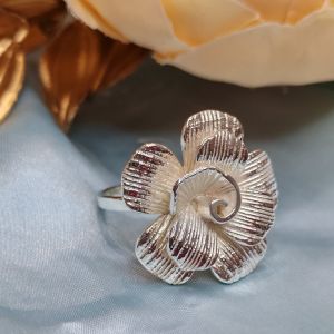 Flower Silver Ring