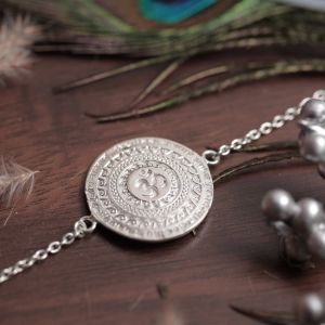 Mahamrityunjaya Sterling Silver Bracelet