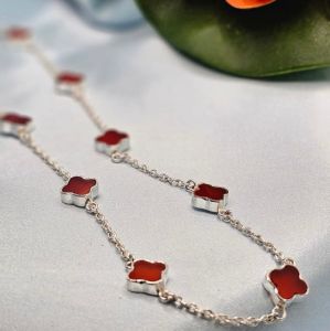 Red Plus 92.5 Sterling Silver Necklace