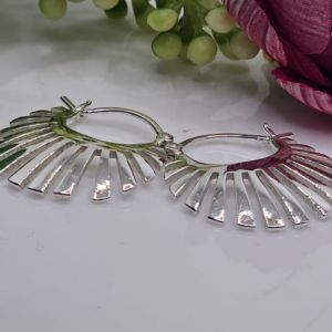 Spiky Chic Sterling Silver Earring