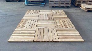 30mm Solid Wood Deck Tile