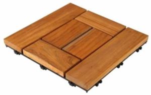 Solid Wood Deck Tile