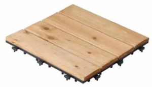 Solid Wood Decking Tile