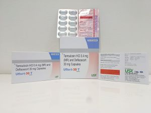 Tamsulosin 0.4 Mg + Deflazacort 30 Mg