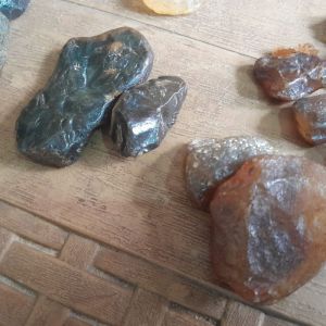 Dark Color Natural Amber Rough Stone