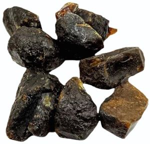 Natural Dark Brown Amber Rough Stone