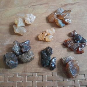 Natural Multicolor Amber Rough Stones