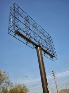 Iron Advertising Hoarding Frame