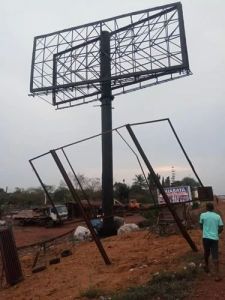Iron Advertising Hoarding Frame