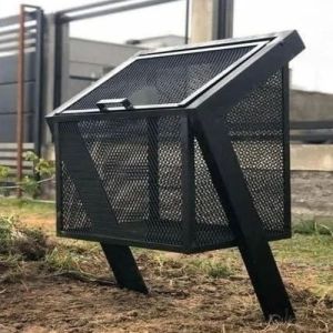 Iron Wire Mesh Waste Bin