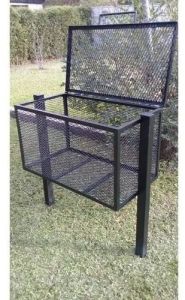 Iron Wire Mesh Waste Bin