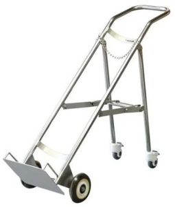 Mild Steel Gas Cylinder Trolley