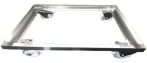 Mild Steel Washing Machine Trolley