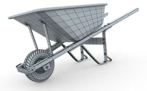 Mild Steel Wheelbarrow Trolley