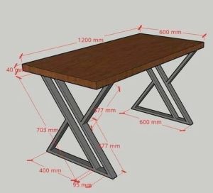 Office Table Frame