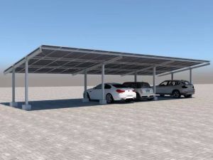 Solar Panel Parking Structure