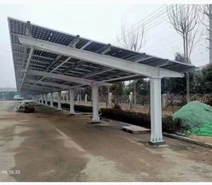 Solar Panel Parking Structure