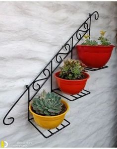 Wall Mount Pot Stand