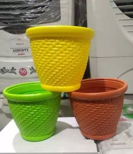 12 Inch Wicker Flower Pot