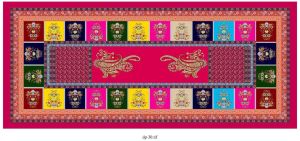 36 Panna Chanderi Dupatta  Cotton Fabric