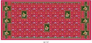 36 Panna Chanderi Dupatta  Cotton Fabric