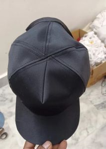 Plain Black Cap