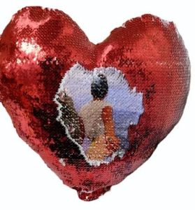 Sublimation Heart Shape Magic Cushion