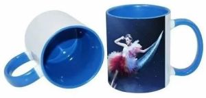 Sublimation Imported 3tone Blue Inner Colour Coffee Mug