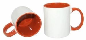 Sublimation Imported 3tone Orange Inner Colour Coffee Mug