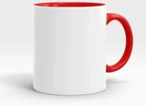 Sublimation Imported 3tone Red Inner Colour Coffee Mug