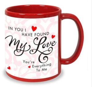 Sublimation Imported Red Patch Coffee Mug
