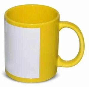 Sublimation Imported Yellow Patch Coffee Mug
